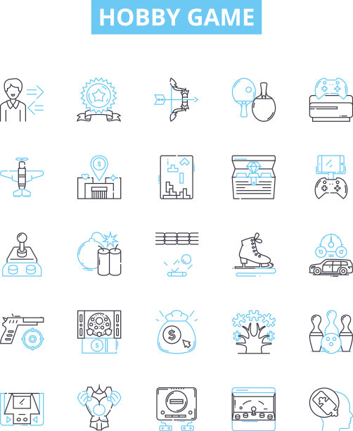 爱好游戏线图标集游戏桌面图片下载