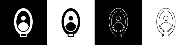 设置肖像图片在博物馆图标隔离上图片下载