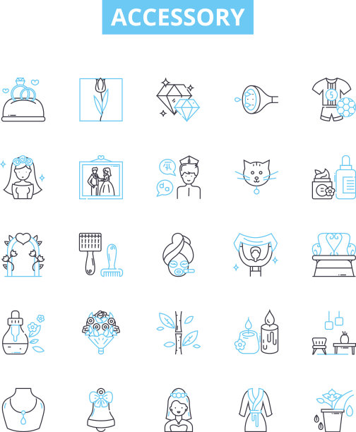 附件线图标集华丽的饰品图片下载