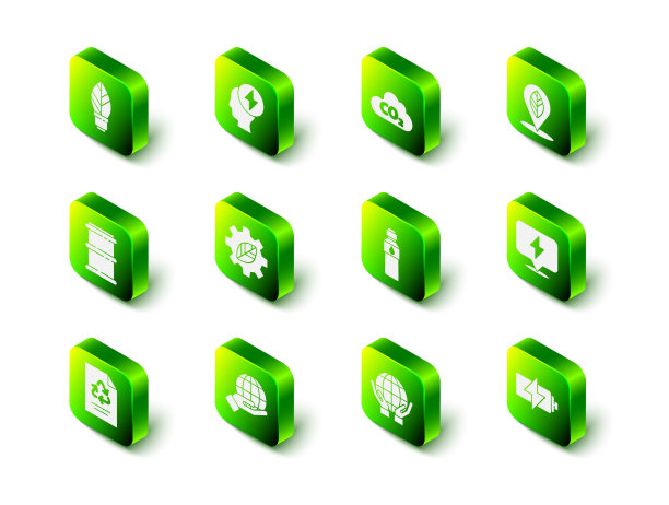 设置头和电气符号的二氧化碳排放量图片下载