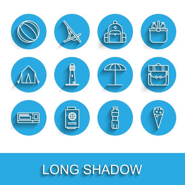 带沙滩球的套票护照图片下载