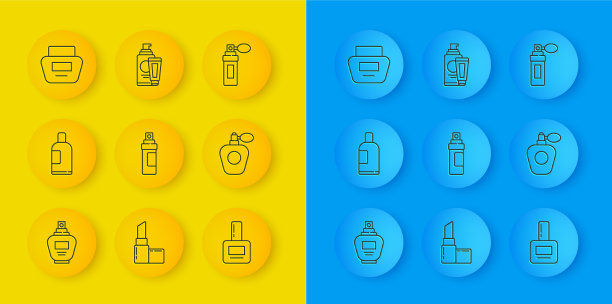 设置线香水瓶洗发水指甲油图片下载