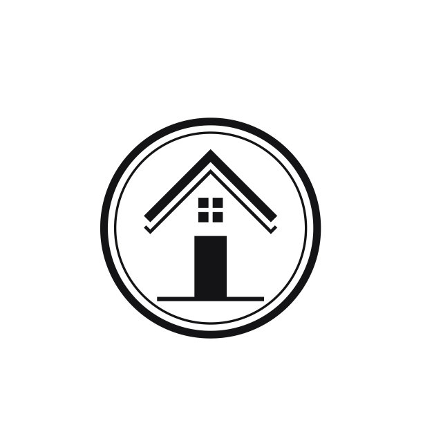住宅建筑物的标志和符号图标图片下载