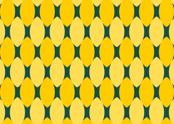 黄绿复古风格壁纸设计。图片下载