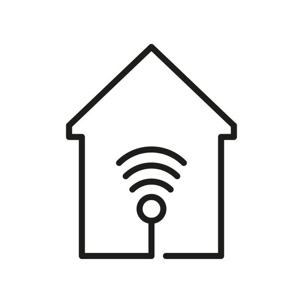 智能家居矢量图标平面设计，标志，网站，社交媒体，移动应用程序，用户界面。矢量插图。图片下载