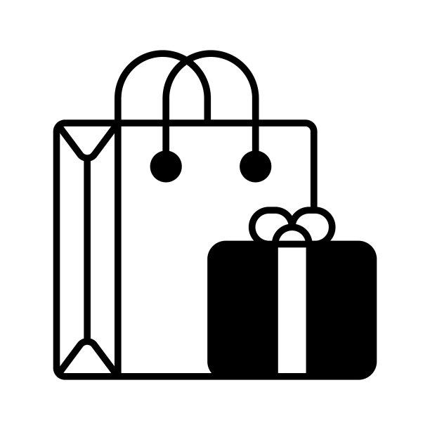 礼品篮图标代表一个装饰篮子或盒子，里面装满了各种各样的物品，通常作为特殊场合的礼物图片下载