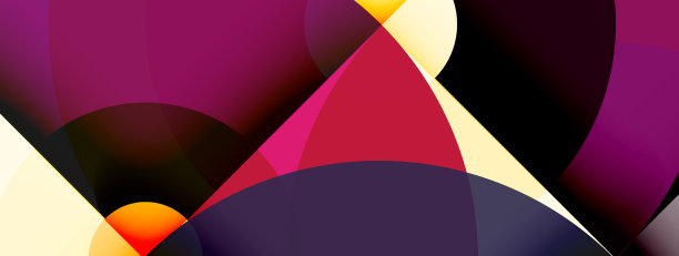 带阴影的圆圈时髦的最小几何图片下载