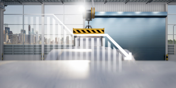 三维渲染轧钢，不锈钢或镀锌钢卷的概念。图片下载