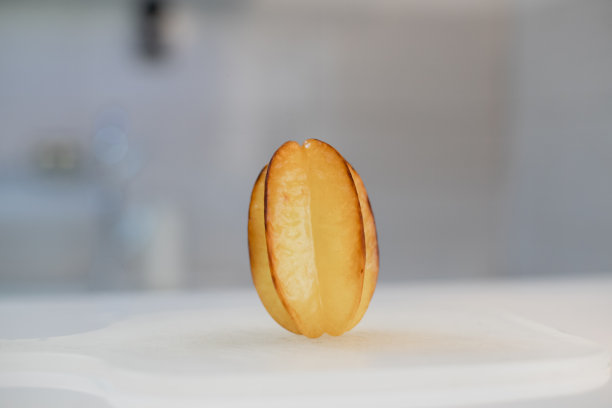 黄色杨桃、杨桃或星苹果图片下载