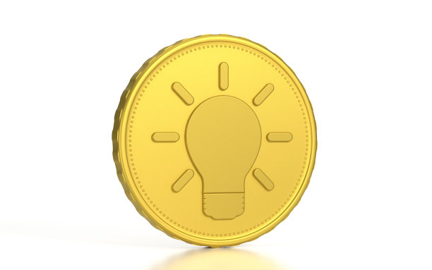 灯泡图标金币图片下载