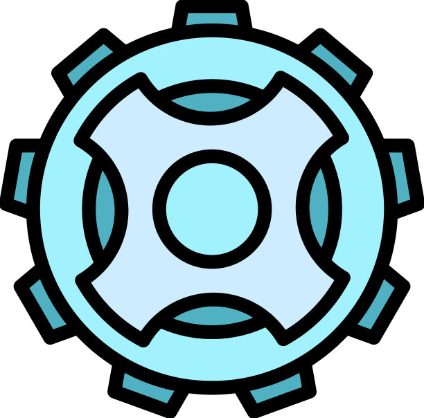 变速箱离合器图标扁平图片下载