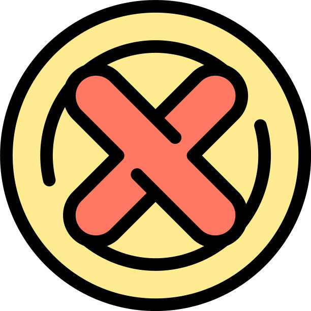 拒绝支付取消标志图片下载