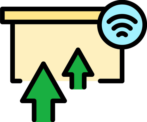 无线门图标平图片下载