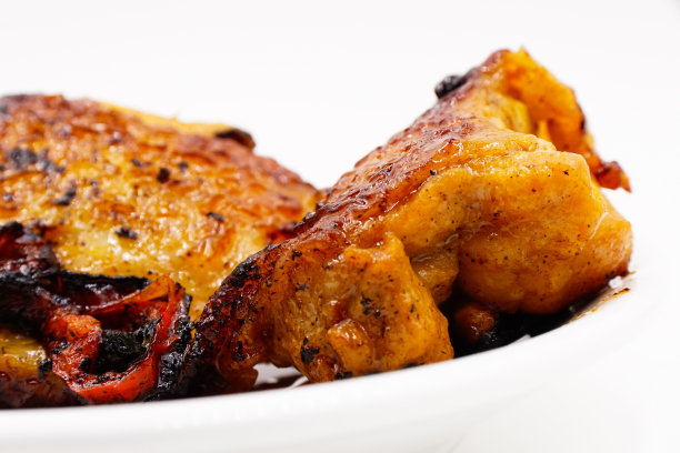现成的调味烤鸡排图片下载