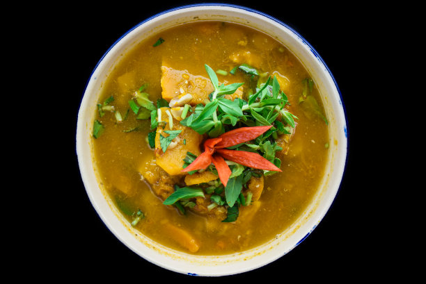 黑底越南南瓜汤图片下载