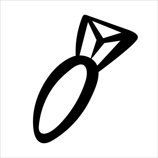 钻戒图标。爱情或情侣元素图标。优质的平面设计。标志，轮廓符号收集图标的网站，网页设计，移动应用程序，白色背景上的信息图形图片下载