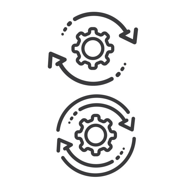 刷新设置图标矢量素材，logo，贴纸图片下载