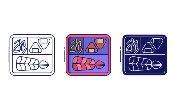 饭团矢量图标图片下载