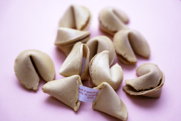 中国新年的幸运饼干图片下载