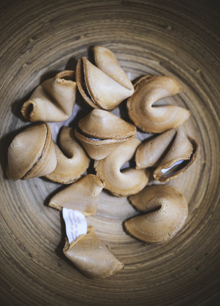 中国新年的幸运饼干图片下载