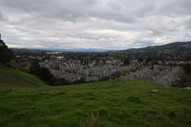 雨后圣拉蒙周围的群山和野花图片下载