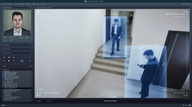 有面部识别功能的监控摄像头图片下载