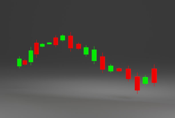 3d渲染，黑色背景三维烛台图，商业概念。图片下载