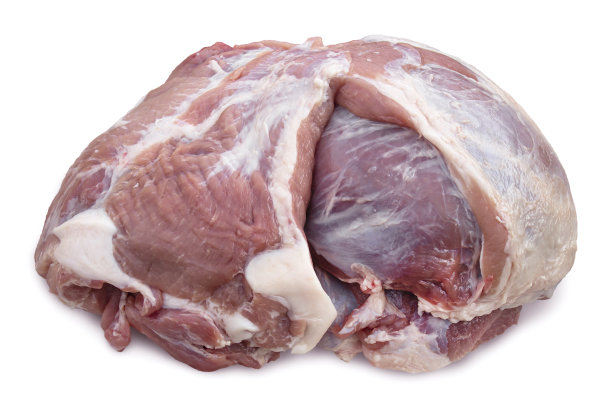 一块猪肉。图片下载
