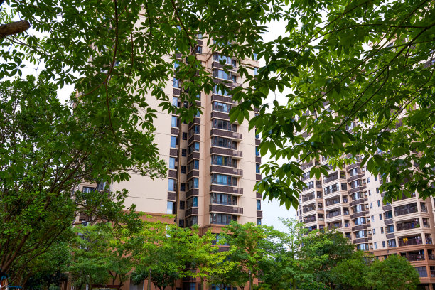 现代建筑和住宅综合体景观图片下载