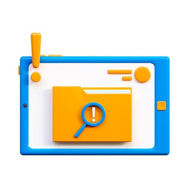 3 d图标。平板电脑图标与文件搜索显示。图片下载