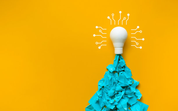 创意，创造力和灯泡。工作表现图片下载