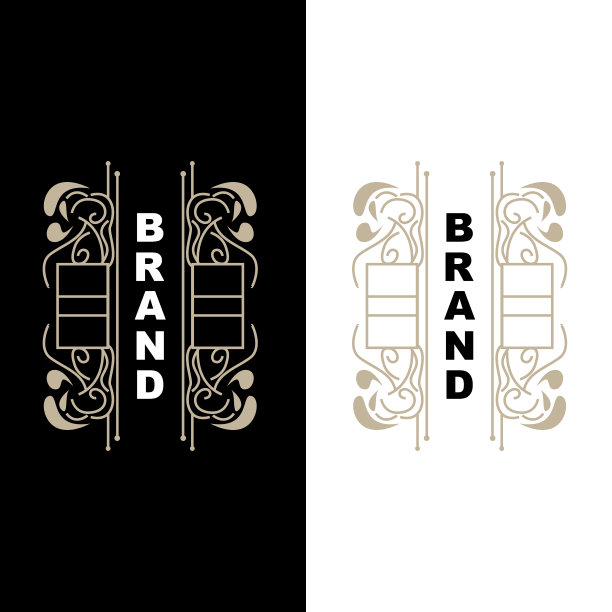 采购产品优雅极简装饰标志模板豪华装饰婚礼装饰业务，蜡染风格邀请，蜡染，染色，初始品牌设计图片下载