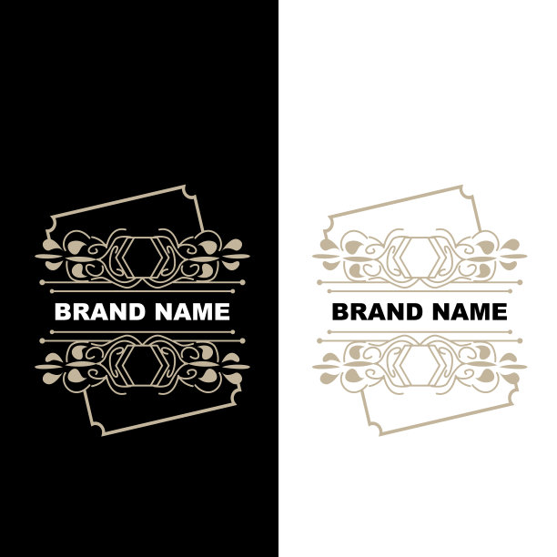 采购产品优雅极简装饰标志模板豪华装饰婚礼装饰业务，蜡染风格邀请，蜡染，染色，初始品牌设计图片下载