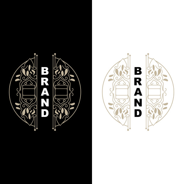 采购产品优雅极简装饰标志模板豪华装饰婚礼装饰业务，蜡染风格邀请，蜡染，染色，初始品牌设计图片下载