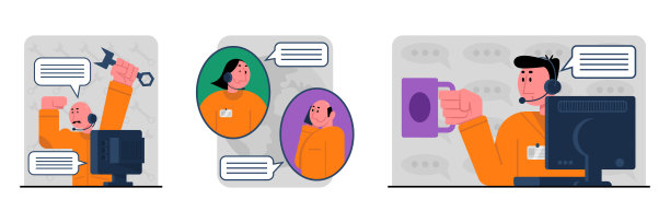 图文并举，帮助在线运营商解决客户问题图片下载