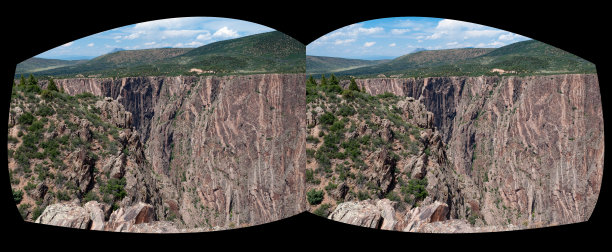 黑色峡谷的甘尼森立体VR图片下载