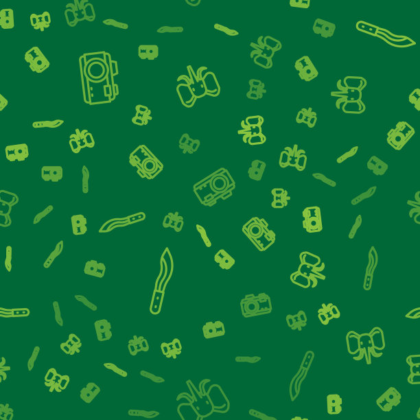 带上相机、砍刀和大象图片下载