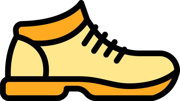 徒步鞋图标扁平图片下载