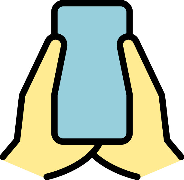 手掌握手机图标平图片下载