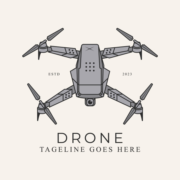 无人机空中标志设计艺术图片下载