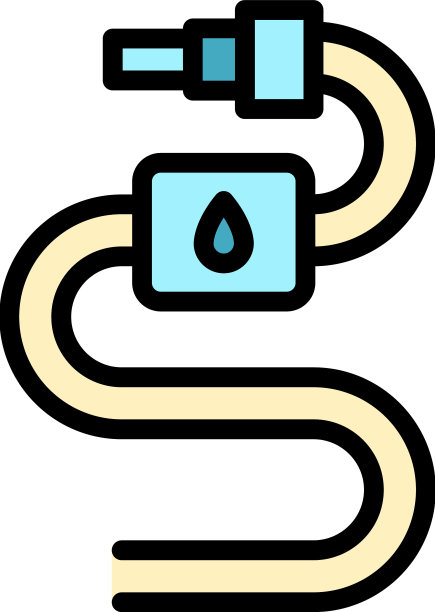 过滤饮用水图标扁平图片下载