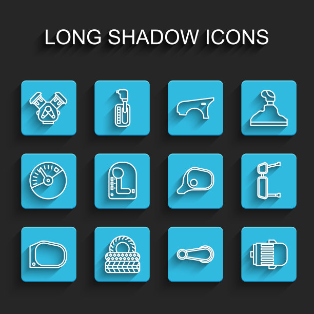 设置线汽车后视镜轮胎发动机车门把手图片下载