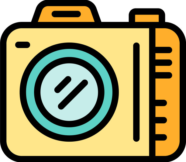 摄像机图标扁平图片下载