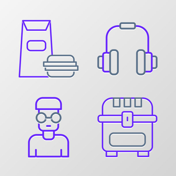 设行古董宝箱书呆子极客图片下载