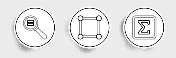 设定直线西格玛符号的计算和几何图片下载