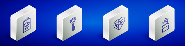 设置等距线情人节传单关键心图片下载