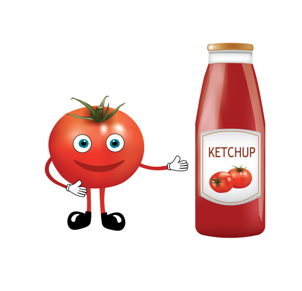 玻璃番茄酱瓶图片下载