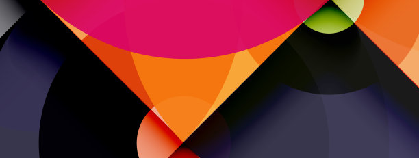 带阴影的圆圈时髦的最小几何图片下载