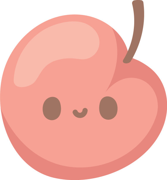 桃卡哇伊食品图片下载