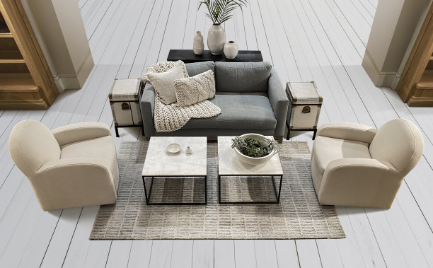 现代家庭舞台布景图片下载